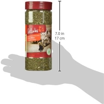 Petlinks Pure Bliss 100% Certified USDA Organic Catnip for Cats & Kittens, Pure & Potent Stimulant/Attractant, Shaker Canister - 2.0 oz