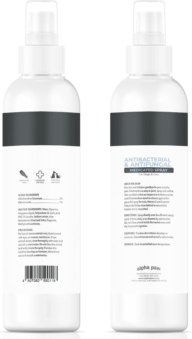 Smiling Paws Pets Advanced Spray for Cats & Dogs Spray 4oz - 2 Pack
