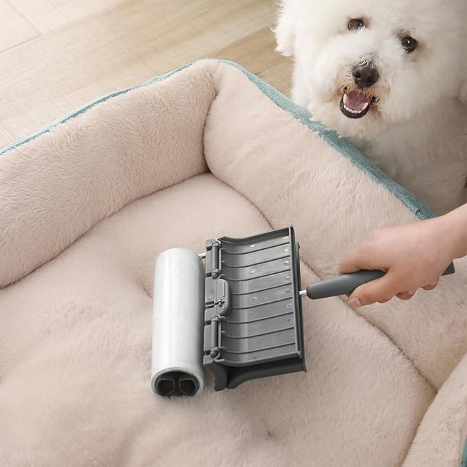 Fedicelly Lint Rollers Pet Hair Extra Sticky Furniture,Cat Dog Hair Remover Laundry Clothes Carpet, 6.3 inches Wider with 320 Sheets Large Lint Remover Brush for Couch