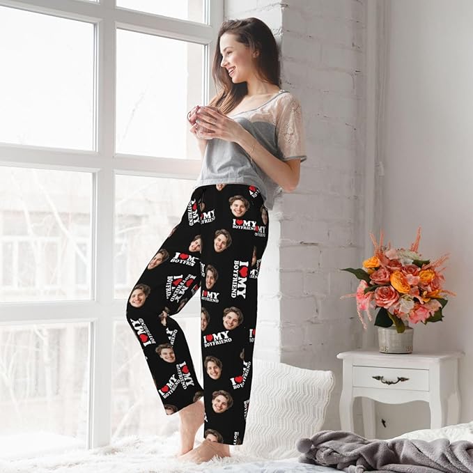 Personalized Pajama Pants For Men Women Custom Pajama Pants With Face Custom Face Pajamas Funny Customized Gifts