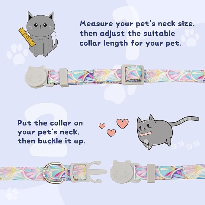 Cat Cone Collar Soft, Adjustable Protective Cats Neck Recovery Cones After Surgery