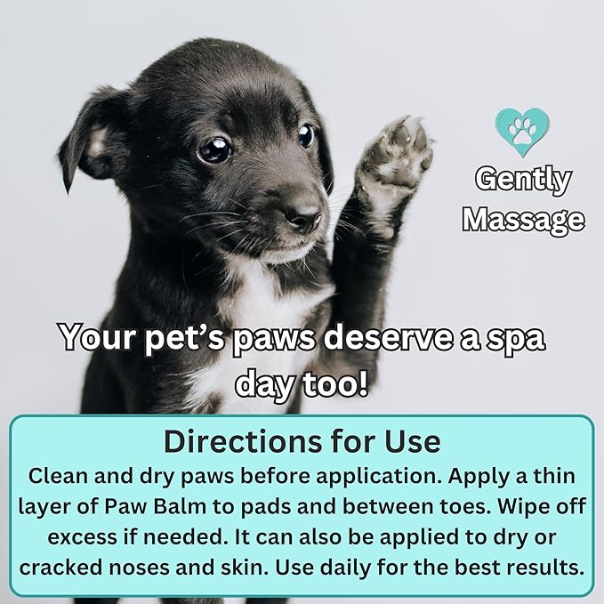 Lick-Safe Organic Paw & Nose Balm for Dogs, Cats & More โ All-Natural, Vegan, Hypoallergenic โ Heals, Protects & Restores Dry, Cracked Paws, Snouts & Elbows โ Aloe, Avocado Oil, Beeswax โ 1.75 oz