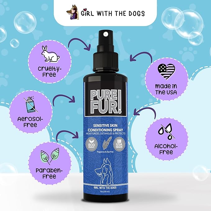 Pure Fur! Sensitive Skin Pet Conditioning Spray, 8 oz