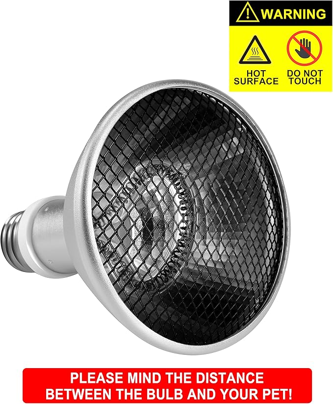 Deep Heat Projector - DHP 160W Infrared Reptile Heat Lamp Bulbs for Turtle Light Bearded Dragon Chicken Lizard Leopard Gecko Snake