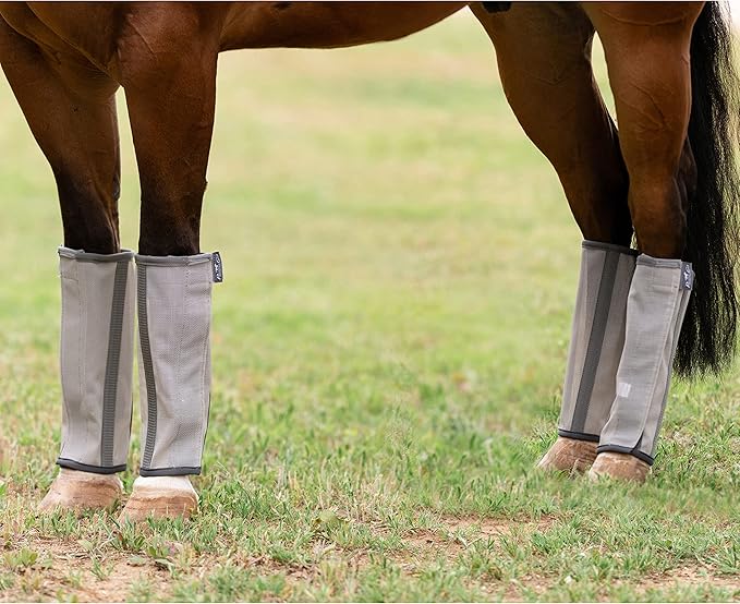 Professional's Choice Deluxe Fly Boots | Breathable Mesh | 4 Pack