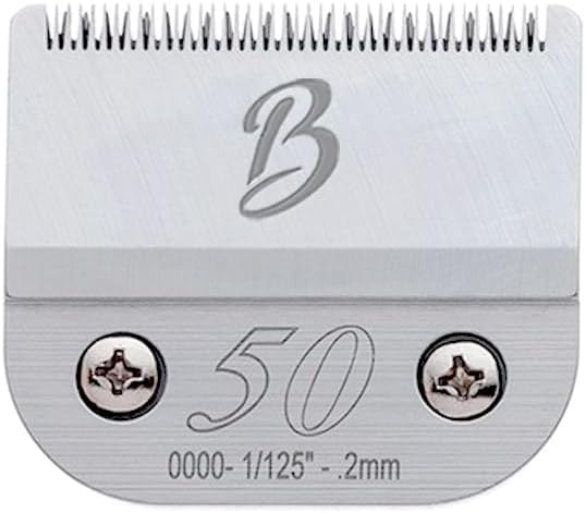 Detachable A Series 50 Blade Dog Grooming Clipper Blades Cuts Length 1/125" 0.2mm Japanese High Carbon Steel Dog Grooming Clipper Replacement Blade 50 | Compatible A5 Series(B50)