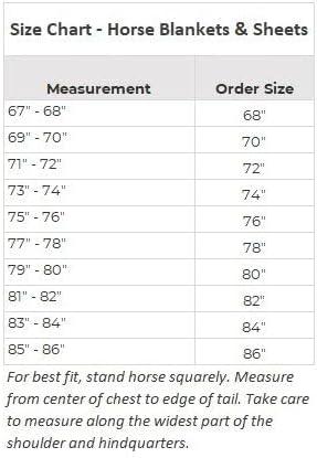Dura-Nylon V-Free Horse Stable Blanket | Custom Fit & Breathable Winter Horse Sheet | Medium Weight Horses Blankets