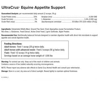 UltraCruz Equine Appetite Booster Supplement for Horses, 4 lb, Pellet (32 Day Supply)