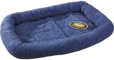 Slumber Pet Sherpa Dog Crate Dog Mat Size: Small (23.75" L x 16.75" W), Color: Baby Pink