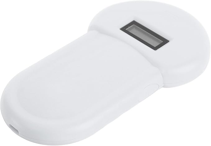 CHICIRIS Pet Microchip Reader, Handheld ISO11784 85 FDX B Scanner with USB Charging and LCD Display, for Dogs Cats Pigs Cows Sheep and Other Animals