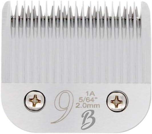 Detachable A Series 9 Blade for Dog Grooming Cut Length 5/64" - 2.0mm Japanese Carbonized Steel Blades for Dog Grooming Compatible A5 Series Clippers for Dogs Cat(9)