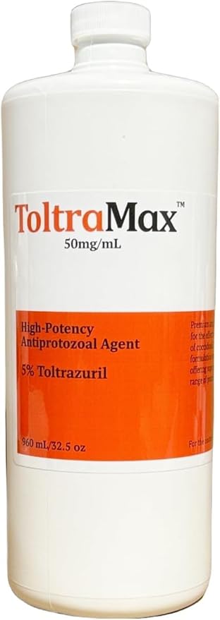 Toltrazuril 5.0% for Horses, Dogs, Cats, 960mL/32.4Ounce, for Non-Food Chain Animals, Alfalfa