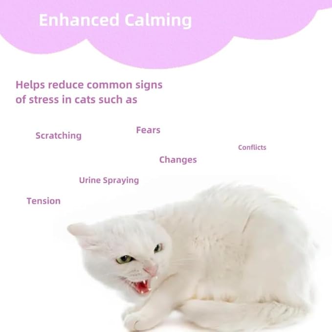 Calming Pheromone Diffuser Kit for Cats, Reduces Fighting, Spraying & Scratching (48 mL)
