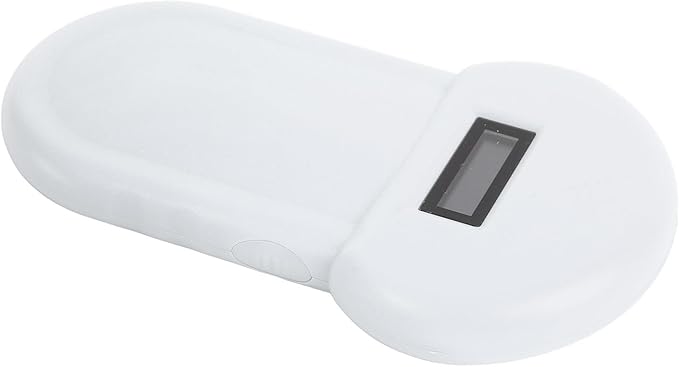 CHICIRIS Pet Microchip Reader, Handheld ISO11784 85 FDX B Scanner with USB Charging and LCD Display, for Dogs Cats Pigs Cows Sheep and Other Animals