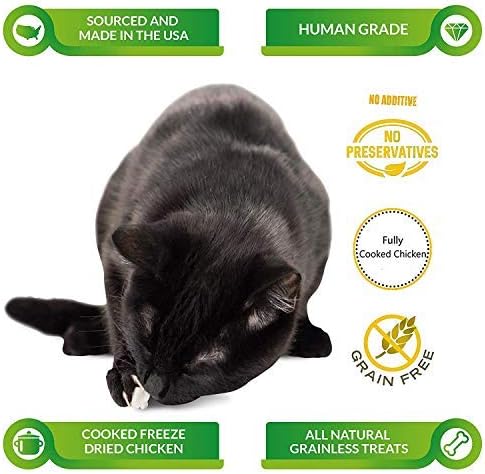LIFE ESSENTIALS BY CAT-MAN-DOO Freeze Dried Chicken Little's for Dogs & Cats -5 oz (2) Pack