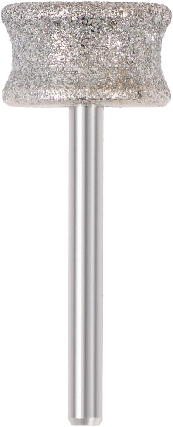 CAELUM Diamond-Coated Pet Nail Grinder Bit, 1/8” Shank for Dremel Nail Tools, Durable & Low-Noise Nail Trimmer for Dogs, Top & Side Grinding, Gentle, Precise Nail Grooming（80grit）
