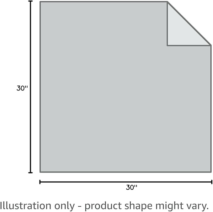 gogobunny 100% Double-Sided Waterproof Dog Bed Cover Pet Blanket Sofa Couch Furniture Protector for Puppy Large Dog Cat, Reversible (30x30 Inch (Pack of 1), Dark Beige/Light Beige)