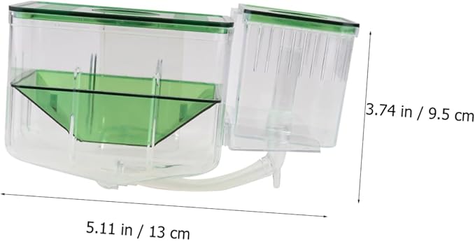 Fish Tank Breeding Box Acrylic Isolation Tank for Pregnant Young Fish Perfect for Guppy Breeding and Egg Protection