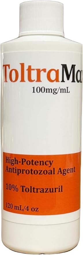 Toltrazuril 10.0% for Horses, Dogs, Cats, 120mL/4 Ounce, for Non-Food Chain Animals, Chicken