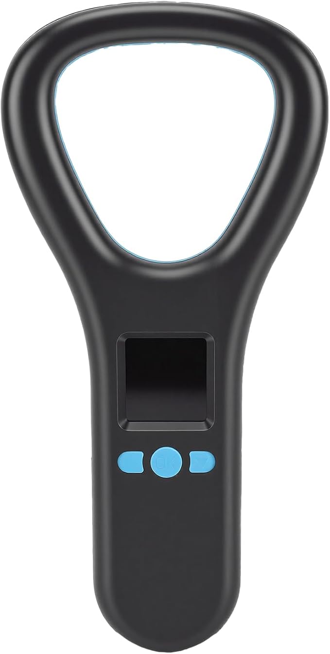 FDXB EMID Pet Microchip Scanner with 1.44" LED Color Screen, Rechargeable Portable Pet ID Reader for Dogs Cats Animals