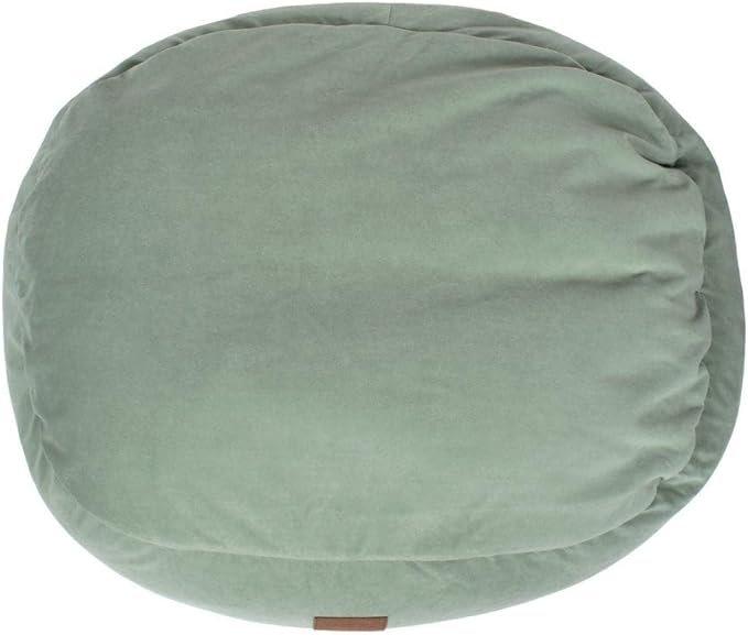 CAROLINA PET COMPANY Microfiber & Tipped Berber Comfy Cup Dog Bed - Chocolate, S