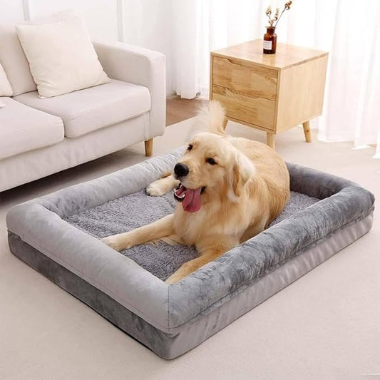 Cozy Washable Pet Bed: Fluffy, Plush Lounger & Soft Mattress for Small or Large Pets - Indoor, Portable Sleeping Mat for Ultimate Comfort (X-Large)