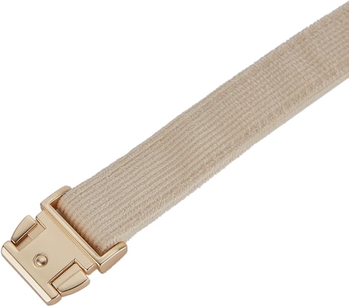 Soft Cotton Dog Collar with Metal Buckle Adjustable Heavy Duty Comfy Corduroy Collars for Small Medium Large Dogs,White,Medium