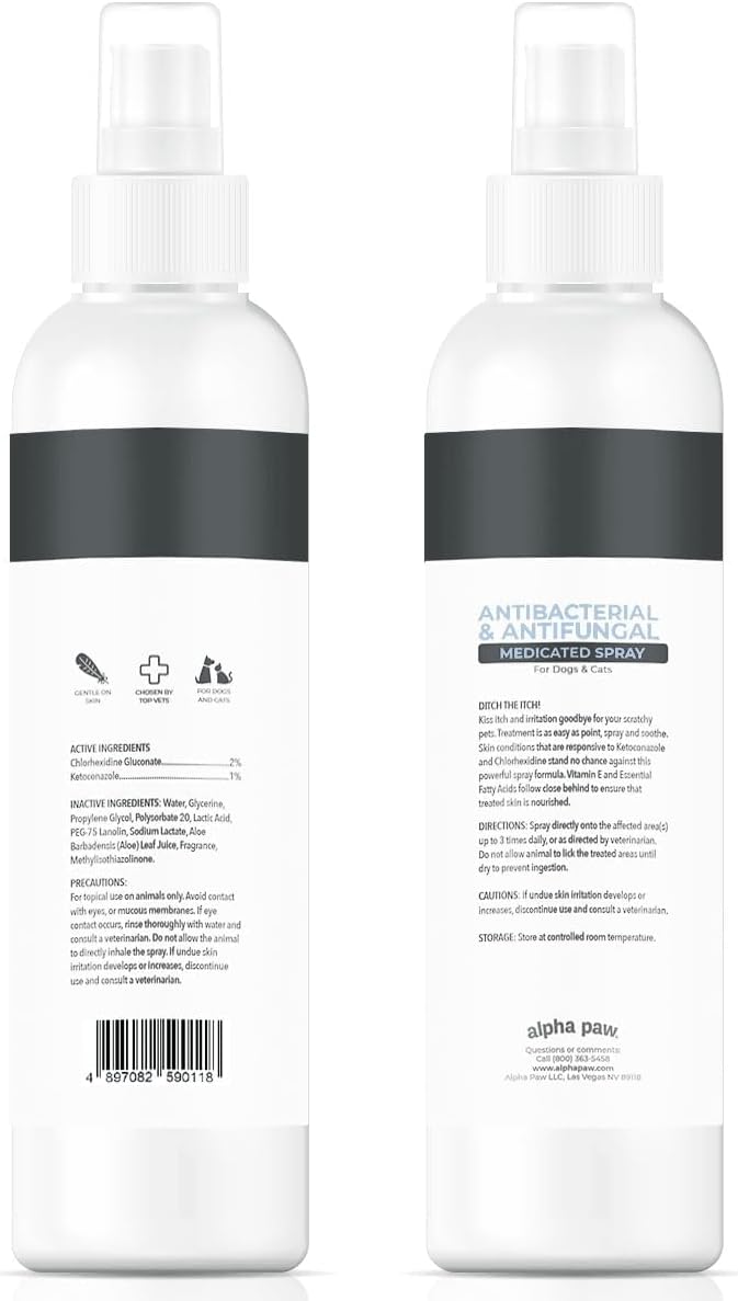 Smiling Paws Pets Advanced Spray for Cats & Dogs Spray 8oz 2 Pack
