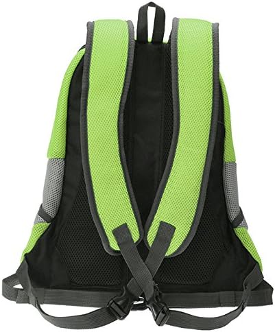 Mogoko Airline Approved Cat Dog Backpack, Puupy Pet Carrier Front Bag with Breathable Head Out Design and Double Mesh Padded Shoulder for Outdoor Travel Hiking (M, Green)