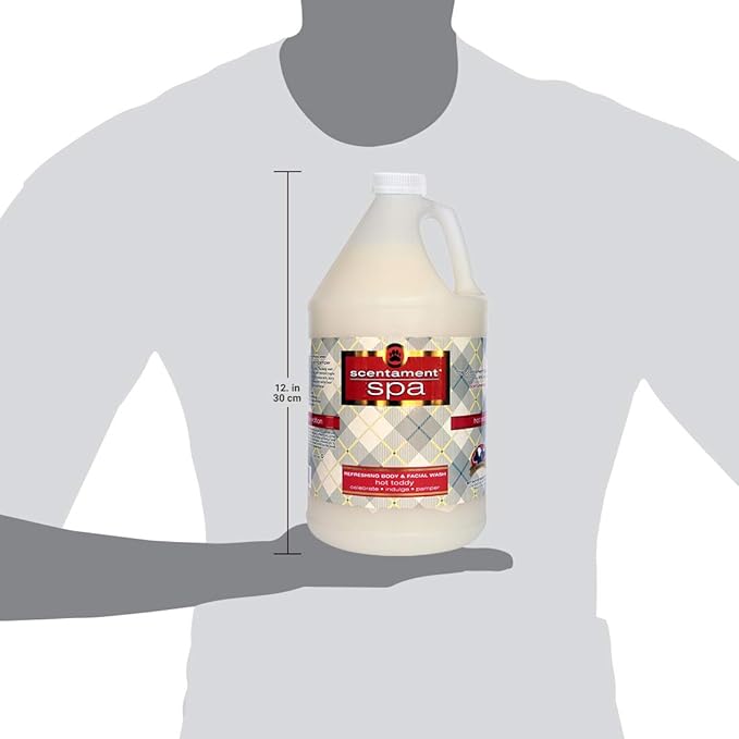 Best Shot Scentament Spa Seasonal Facial & Body Wash, Hot Toddy, 1 Gallon