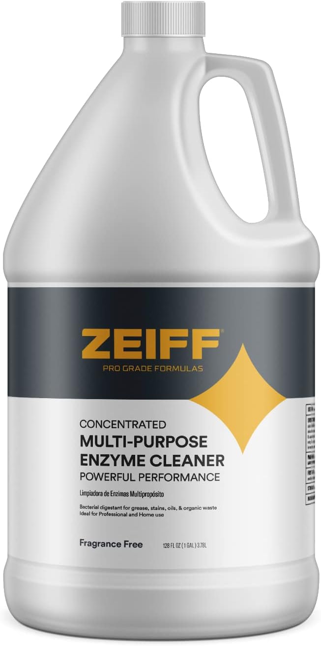 Pro-Grade Multi-Purpose Probiotic Enzyme Cleaner - Powerful Cleaning & Odor Eliminating Formula For Professional & Home Surfaces - 1 Gallon - Fragrance Free