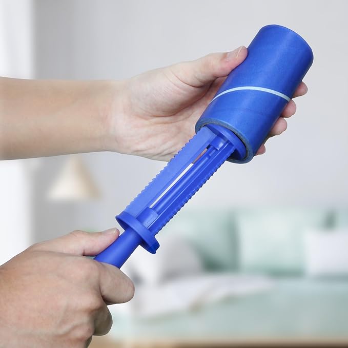 Lint Rollers for Pet Hair Extra Sticky, 1320 Sheets (12 Refills Mega Value Set), Portable Pet Lint Remover for Clothes, Furniture, Carpet, Dog & Cat Hair Removal