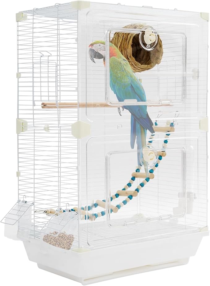 Bird Cage for Small Medium Birds Budgies Standing Flight Bird House