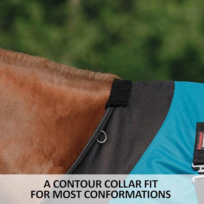 STORM SHIELD Contour Collar Classic II Horse Turnout Blanket | Bellyband Closure | Horse Blankets for Winter Waterproof | Weather Protection | Winter Horse Blanket