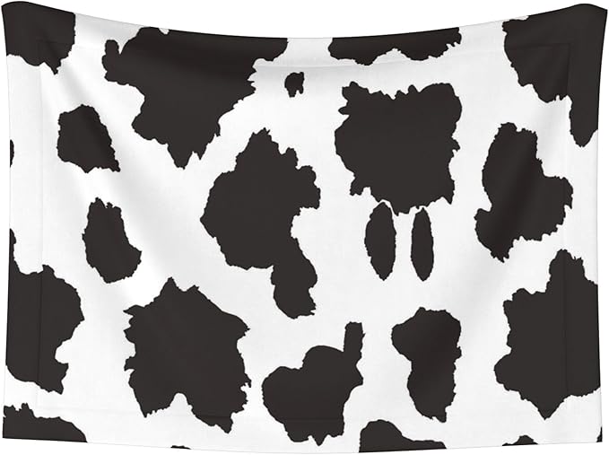 Waterproof Dog Blanket Soft Pet Blanket for Puppy Cat, Fleece Cat Throw Blankets for Furniture Bed Couch Sofa Reversible - Cow Skin 2