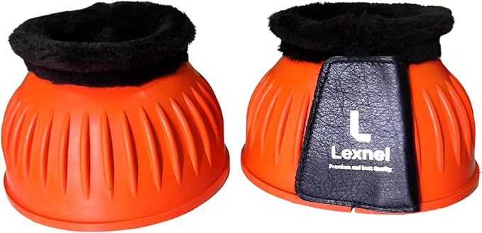 Rubber Bell Boots, Durable Bell Boots for Horse – Superior Hoof Protection and Comfort (1 Pair)