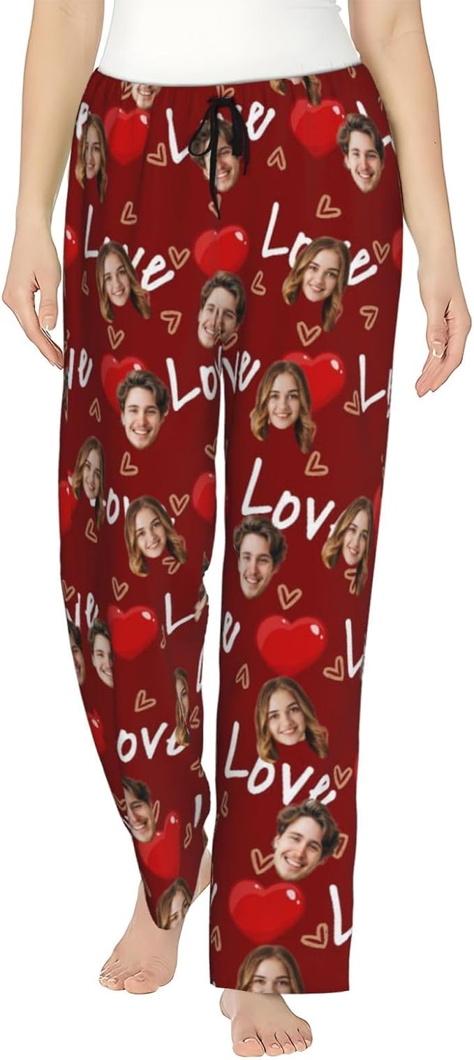 Personalized Pajama Pants For Men Women Custom Pajama Pants With Face Custom Face Pajamas Funny Customized Gifts