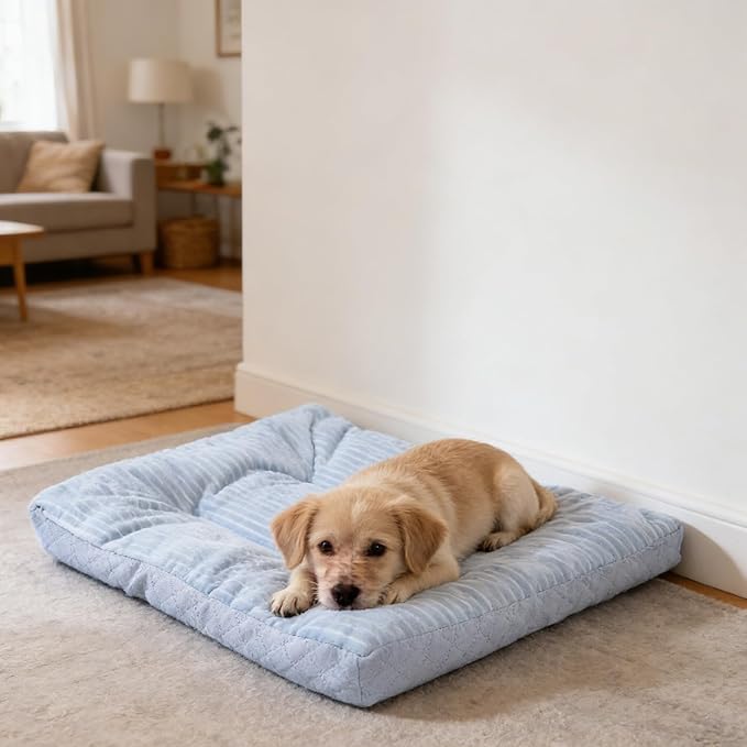 Dog Bed,pet Beds & Furniture,Machine-Washable Cushion for Dogs and Cats,Suitable for Dogs, Floor Furniture Use Grey M