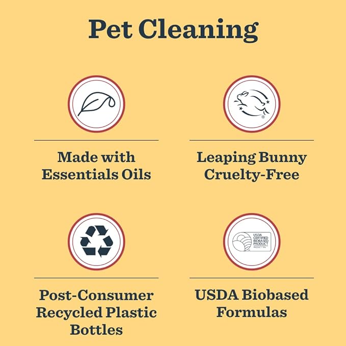 Mrs. MEYER'S CLEAN DAY Pet Multi-Surface Cleaner, Orange Blossom Scent, 16oz
