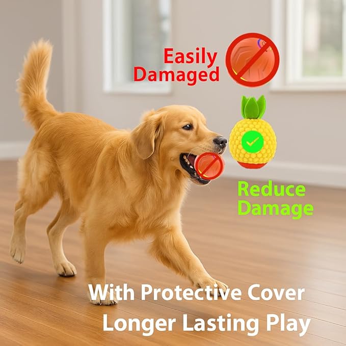 2026 T01 Interactive Dog Toys, Vibrating Dog Ball Motion Activated Dog Toy for Small, Medium, Large Dogs, USB Rechargeable Smart Moving Dog Toy for Indoor and Outdoor Play, Dog Toys to Keep Them Busy