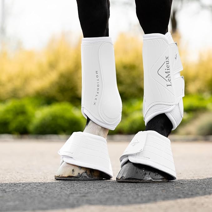 LeMieux Motionflex Overreach Horse Boots - Over Reach or Bell Boots for Horses - Protective Gear and Training Equipment