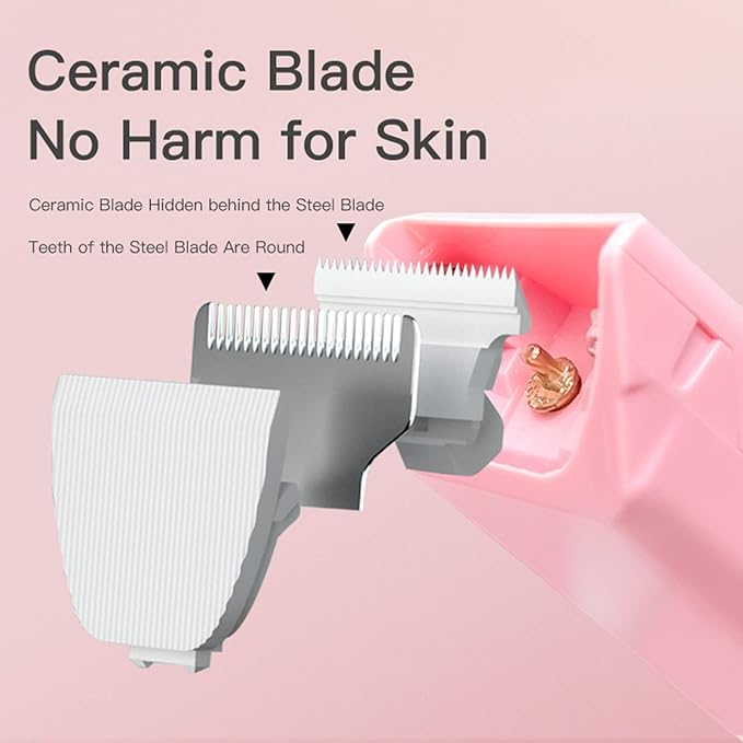 3 PCS Standard Size Replaceable Ceramic Blades Set Pet Hair Clipper,Cat Dog Common Use Clipper Blade(#AP005)