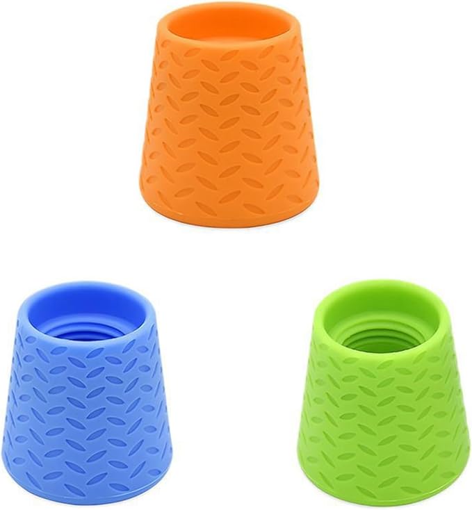 3 Piece Portable Outdoor Shower for Dogs Bottle Attachment Outdoor Sprayer Accessory for Most Plastic Water Bottles, Suitable for Bathing Pets During Outdoor Activities Camping.(Orange+Blue+Green)