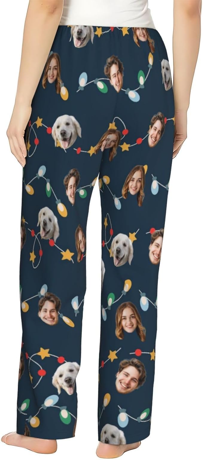 Personalized Pajama Pants For Men Women Custom Pajama Pants With Face Custom Face Pajamas Funny Customized Gifts