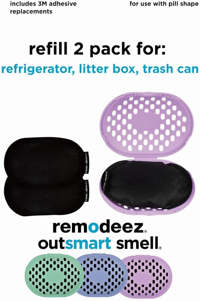 Refills for remodeez Litter Deodorizers and Odor Eliminator, Activated Charcoal, Natural Air Fresheners.