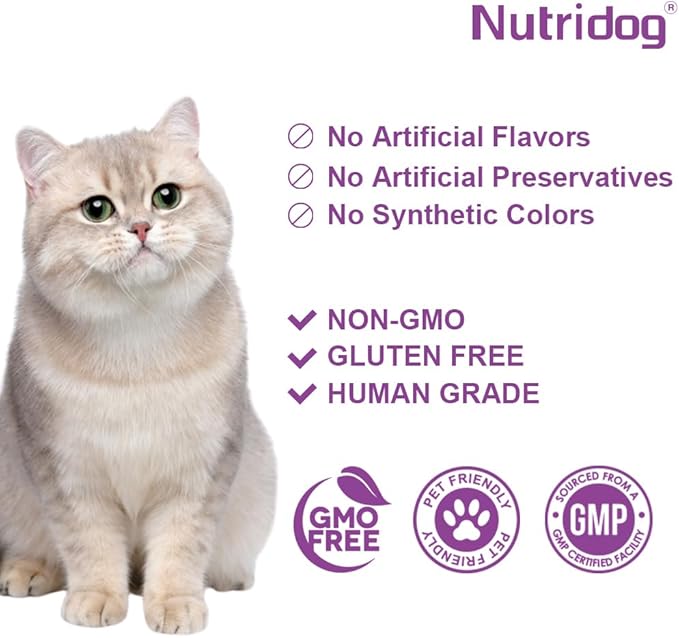 Hairball Treats for Cats - Hairball Remedy Chews with Omega 3&6, Psyllium Husk, Zinc & Biotin - Salmon Flavor for Hairball Control, Digestive Health & Skin Support, 100ct (ND-044)