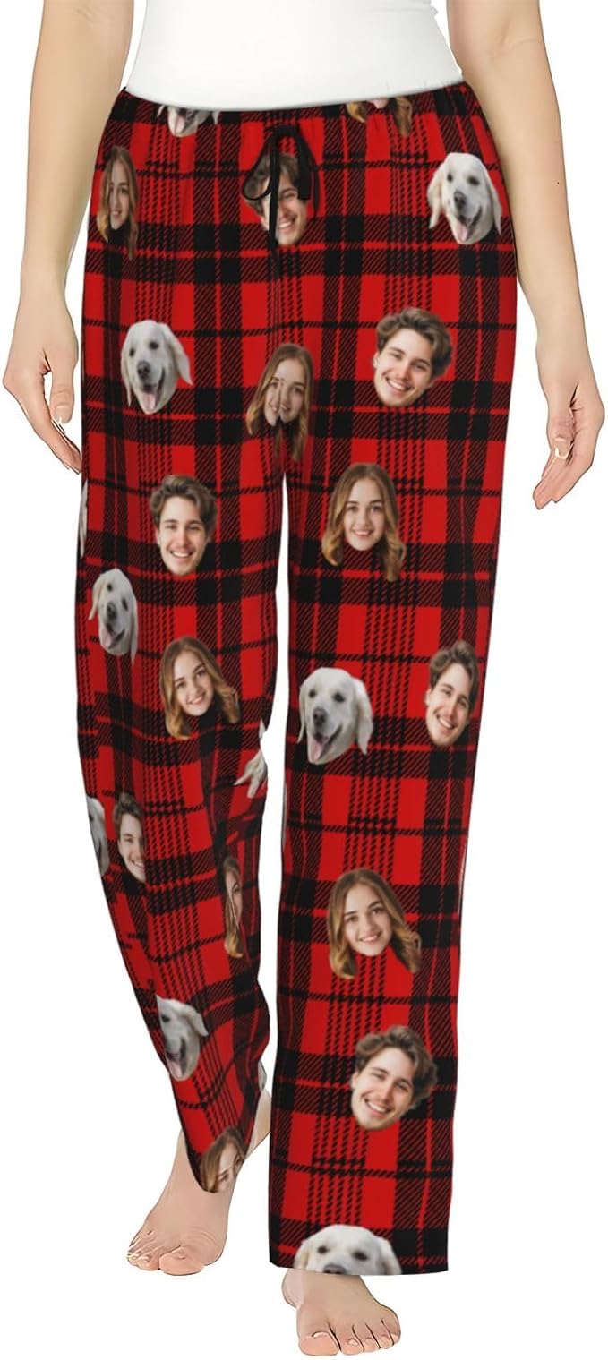 Personalized Pajama Pants For Men Women Custom Pajama Pants With Face Custom Face Pajamas Funny Customized Gifts