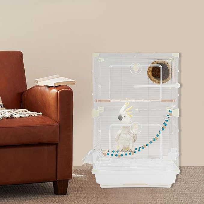 Bird Cage for Small Medium Birds Budgies Standing Flight Bird House
