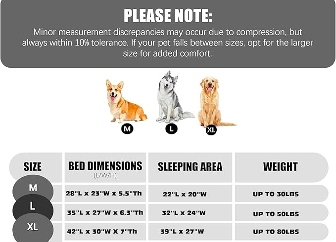 Cozy Washable Pet Bed: Fluffy, Plush Lounger & Soft Mattress for Small or Large Pets - Indoor, Portable Sleeping Mat for Ultimate Comfort (X-Large)