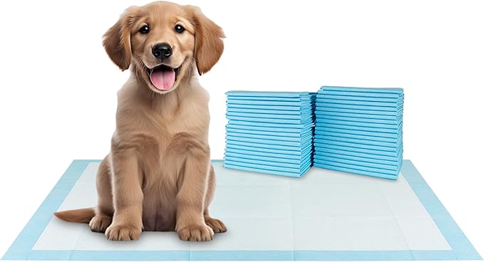 BV XXL Puppy Pads 40 Count 30" x 36" - Leak-Proof Pee Pads for Dogs with 6-Layer Design, Rapid Dry Sheet & Attractant - Dog Pad Extra Large with Odor Control - Perfect for Big Dogs & Indoor Use